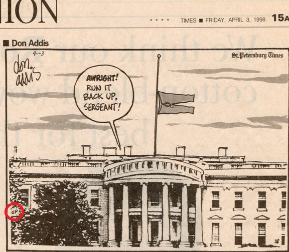 Don Addis cartoon